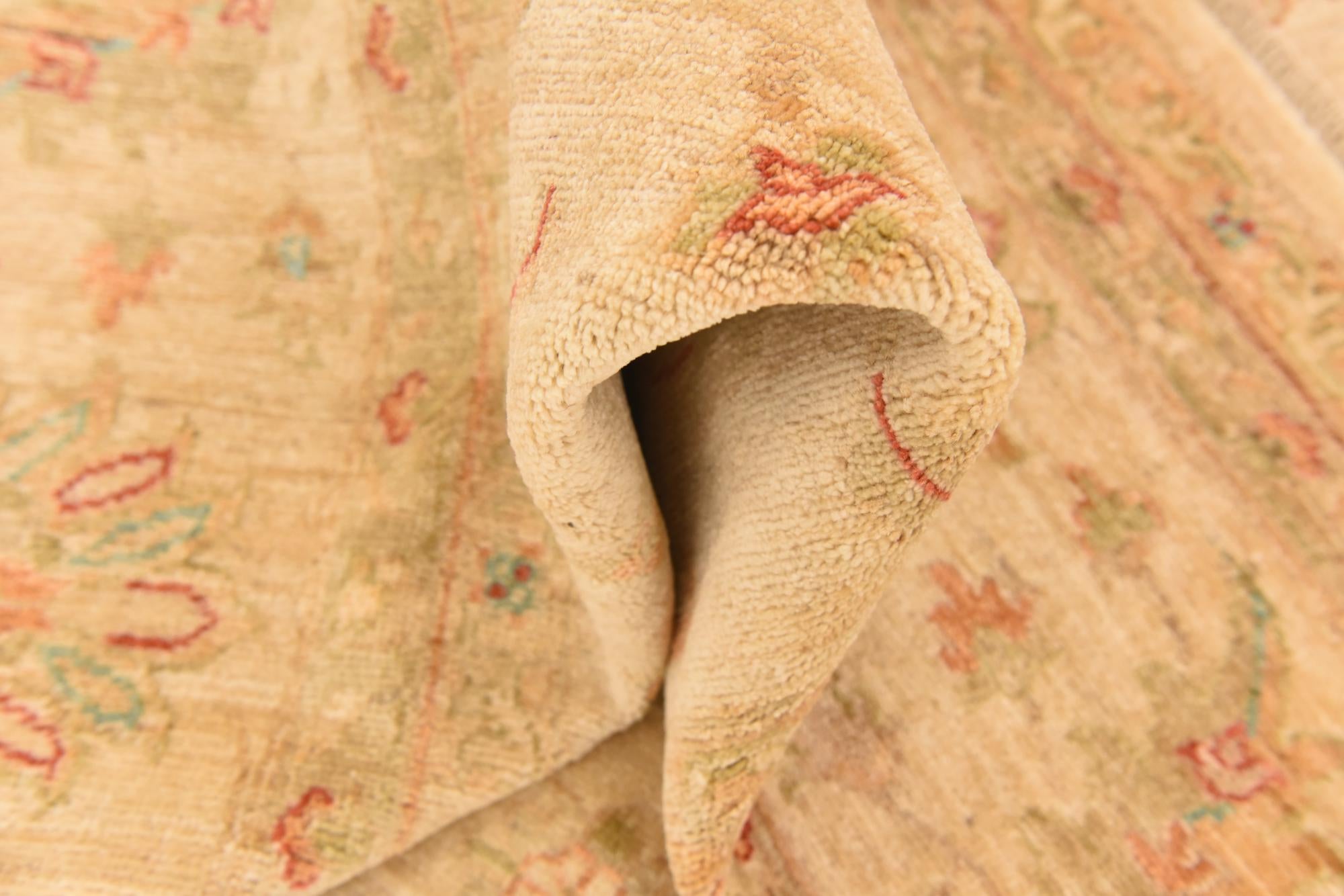 8' 3 x 11' 5 Hand Knotted Peshawar Ziegler Rug