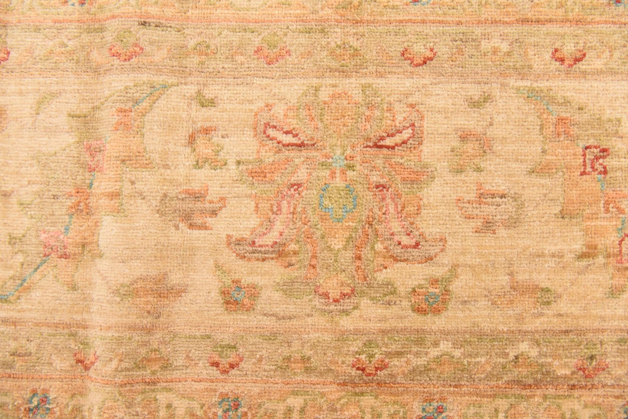 8' 3 x 11' 5 Hand Knotted Peshawar Ziegler Rug