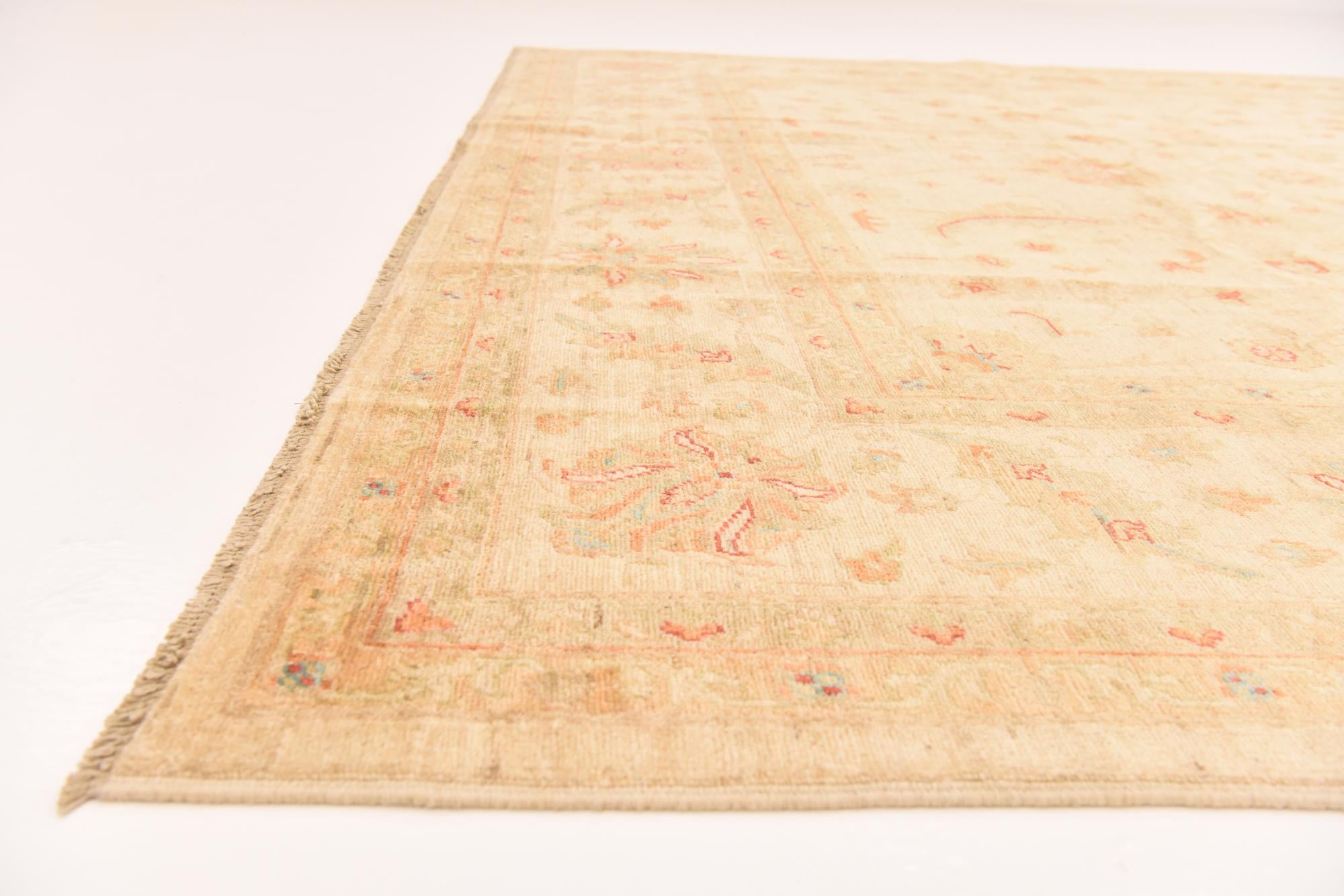 8' 3 x 11' 5 Hand Knotted Peshawar Ziegler Rug