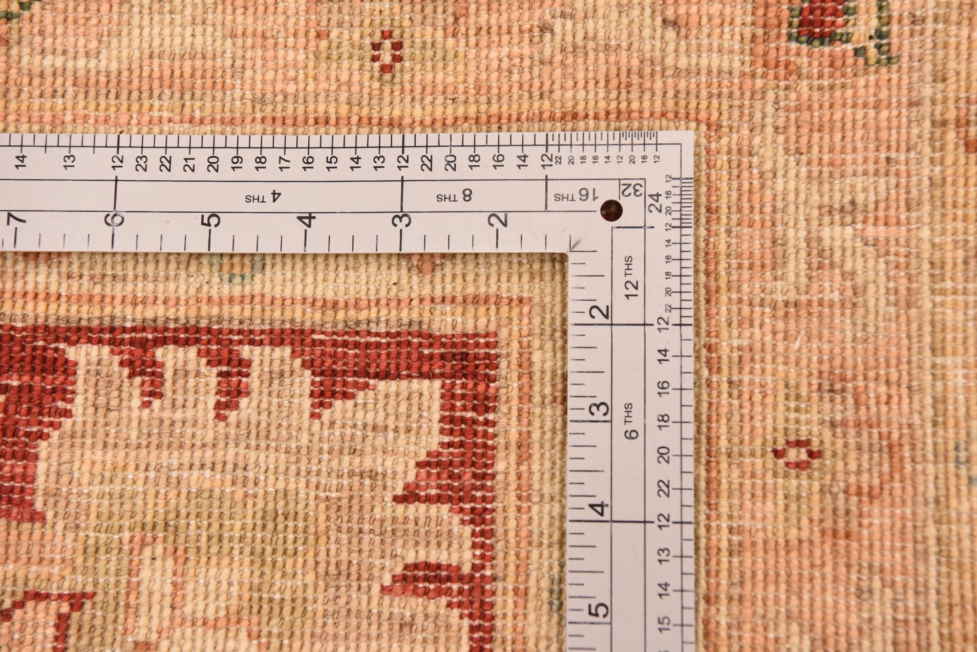 13' x 17' 7 Hand Knotted Peshawar Ziegler Rug