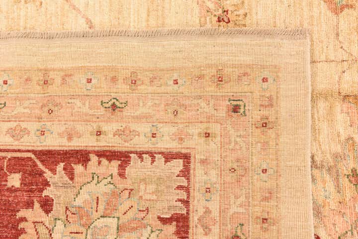 13' x 17' 7 Hand Knotted Peshawar Ziegler Rug
