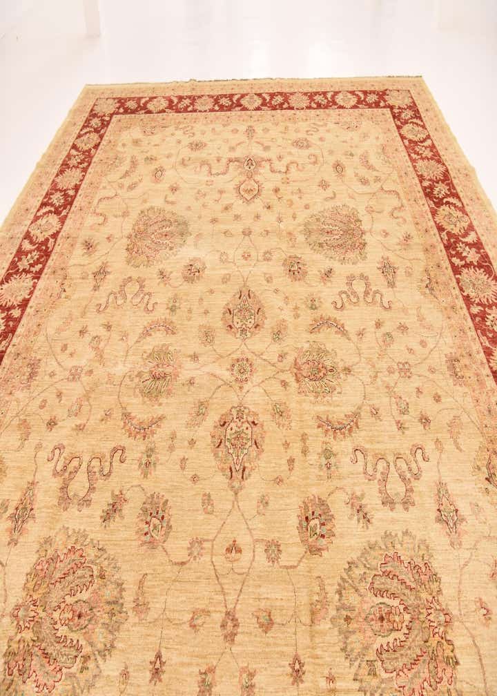 13' x 17' 7 Hand Knotted Peshawar Ziegler Rug