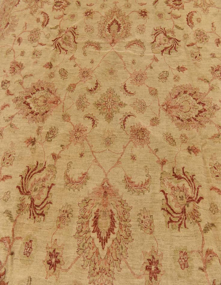 Detail image of 13' 2 x 19' 2  Hand Knotted Peshawar Ziegler Rug