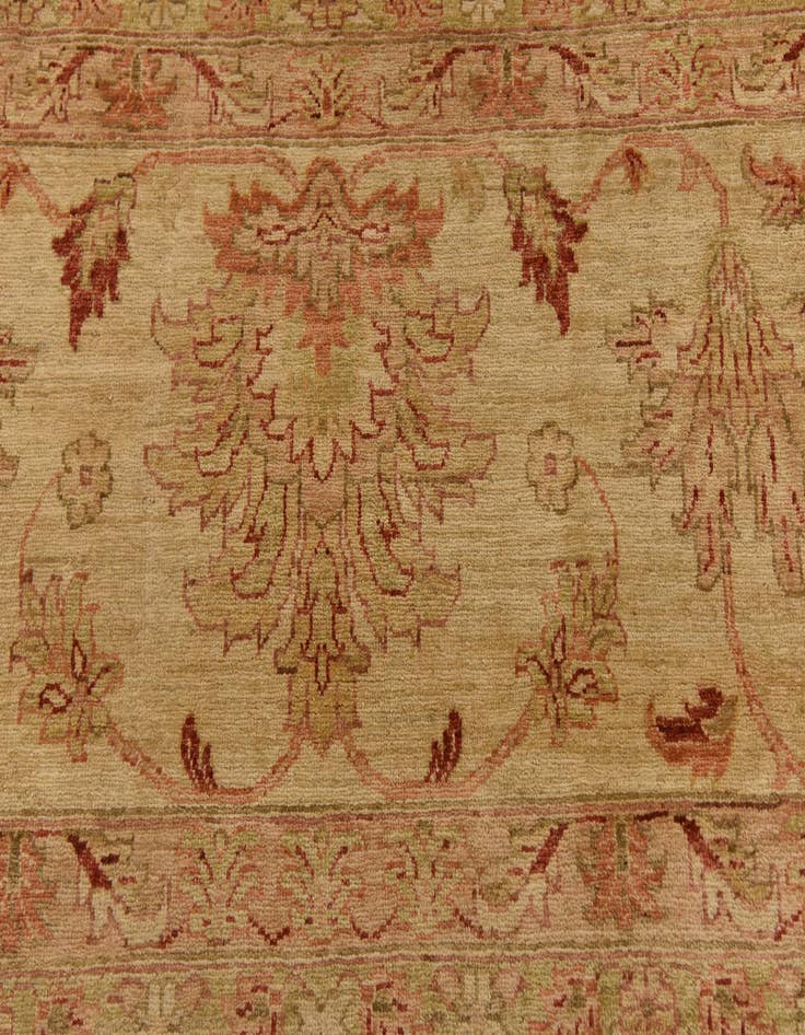 Detail image of 13' 2 x 19' 2  Hand Knotted Peshawar Ziegler Rug