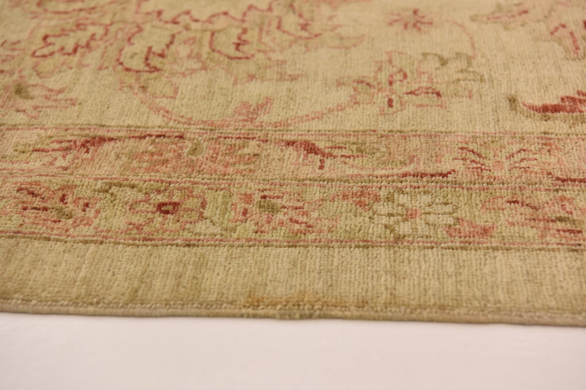 13' 2 x 19' 2 Hand Knotted Peshawar Ziegler Rug