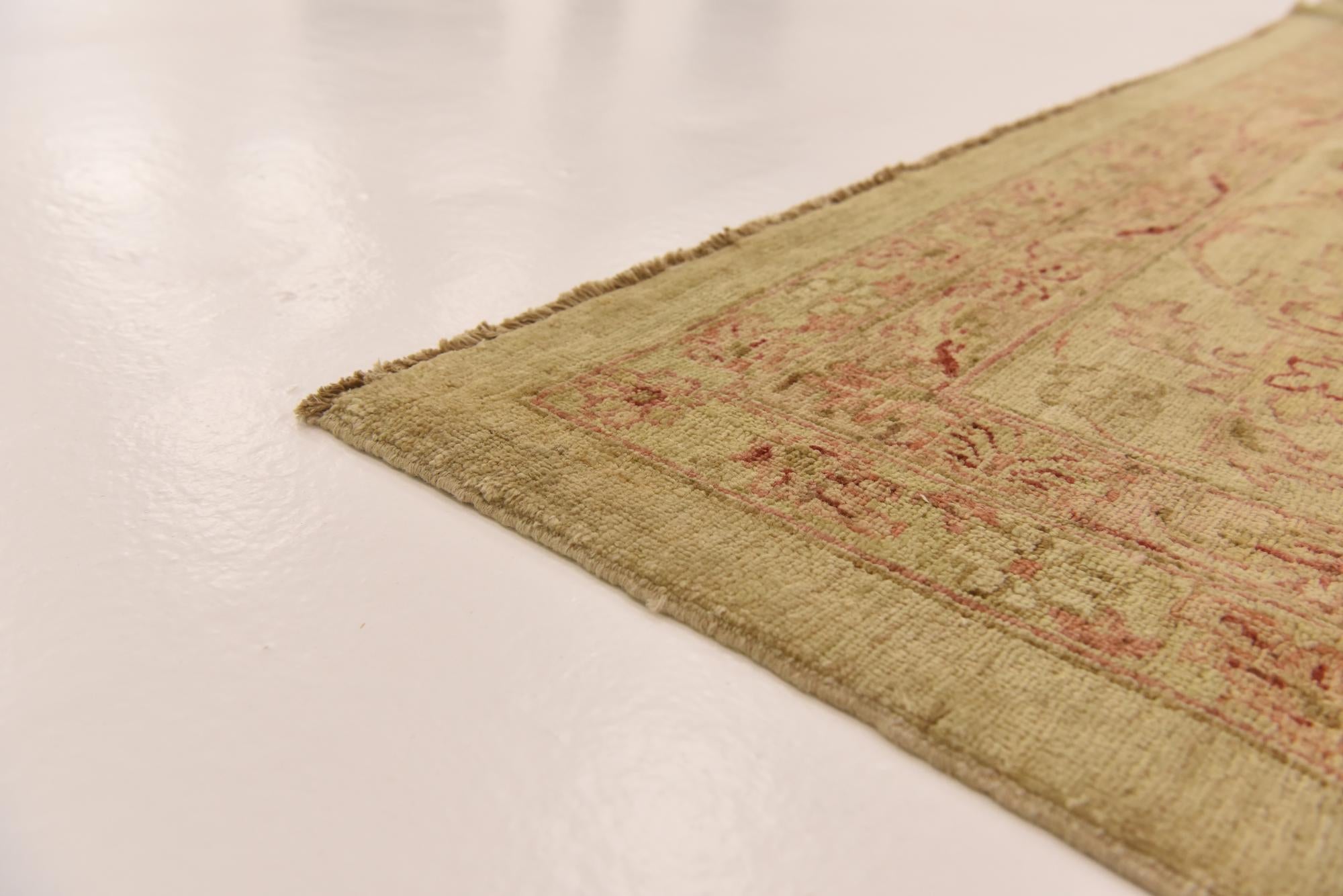 13' 2 x 19' 2 Hand Knotted Peshawar Ziegler Rug