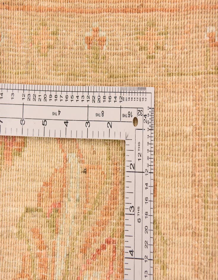 Detail image of 8' 3 x 10' 2  Hand Knotted Peshawar Ziegler Rug