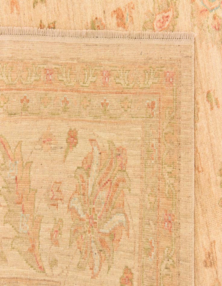 Detail image of 8' 3 x 10' 2  Hand Knotted Peshawar Ziegler Rug