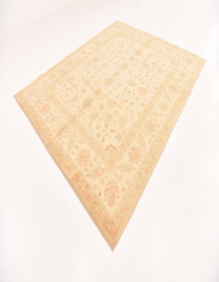 Detail image of 8' 3 x 10' 2  Hand Knotted Peshawar Ziegler Rug