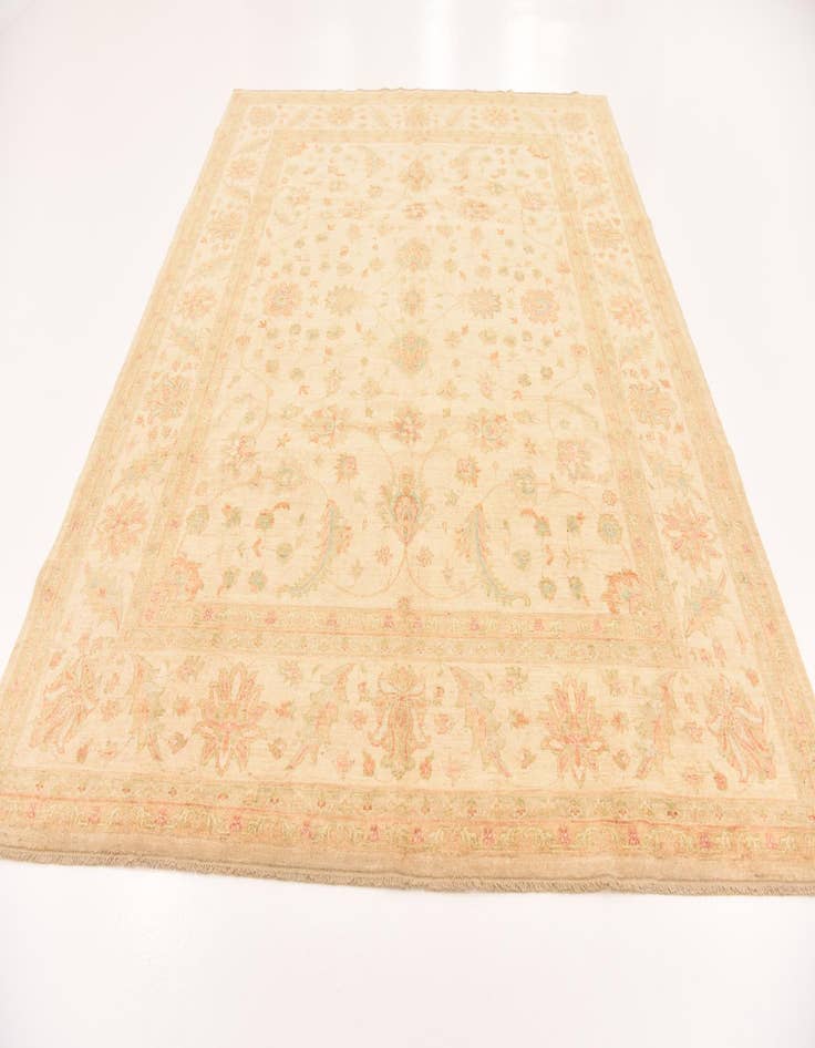 Detail image of 8' 3 x 10' 2  Hand Knotted Peshawar Ziegler Rug