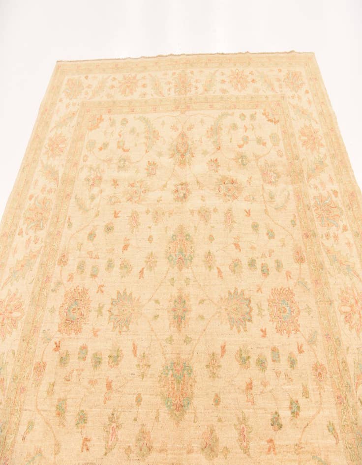 Detail image of 8' 3 x 10' 2  Hand Knotted Peshawar Ziegler Rug