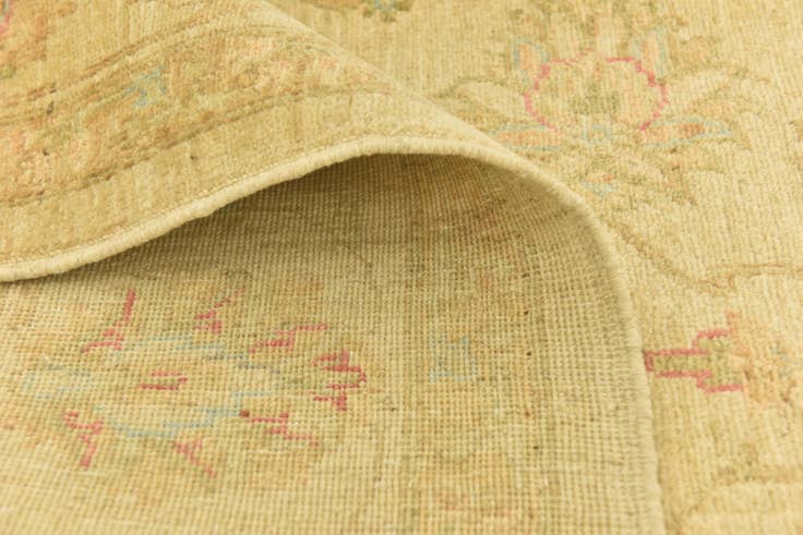 Detail image of 6' 9 x 9' 9 Hand Knotted Peshawar Ziegler Rug