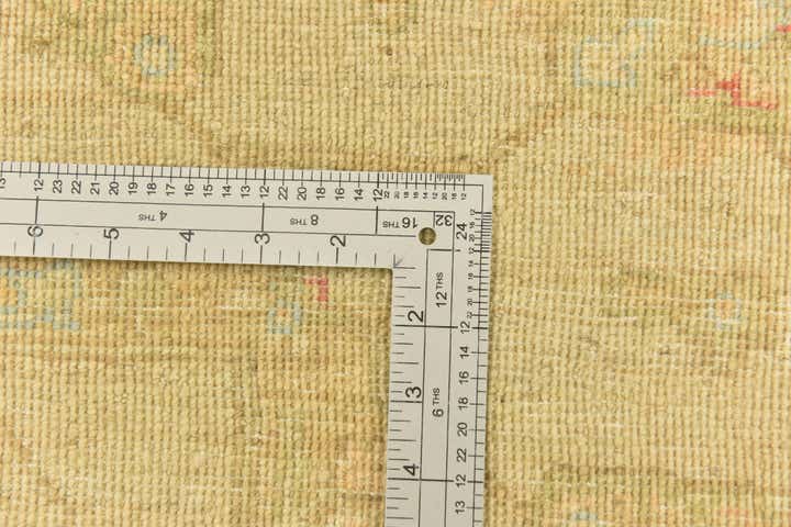 6' 9 x 9' 9 Hand Knotted Peshawar Ziegler Rug