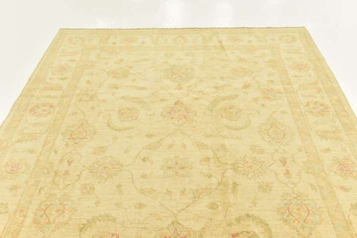 6' 9 x 9' 9 Hand Knotted Peshawar Ziegler Rug