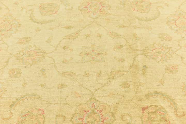 6' 9 x 9' 9 Hand Knotted Peshawar Ziegler Rug