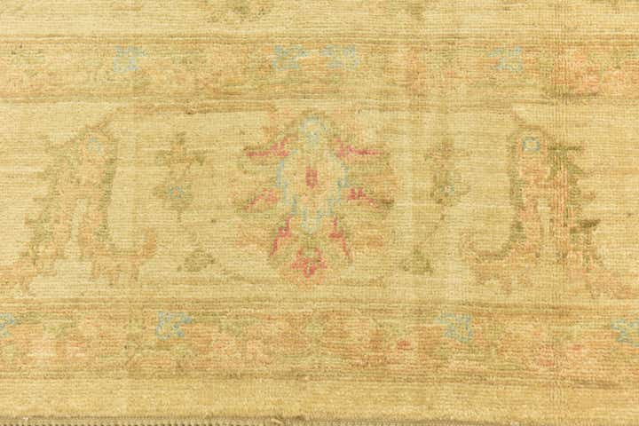 6' 9 x 9' 9 Hand Knotted Peshawar Ziegler Rug