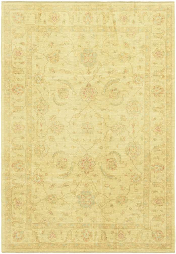 6' 9 x 9' 9 Hand Knotted Peshawar Ziegler Rug