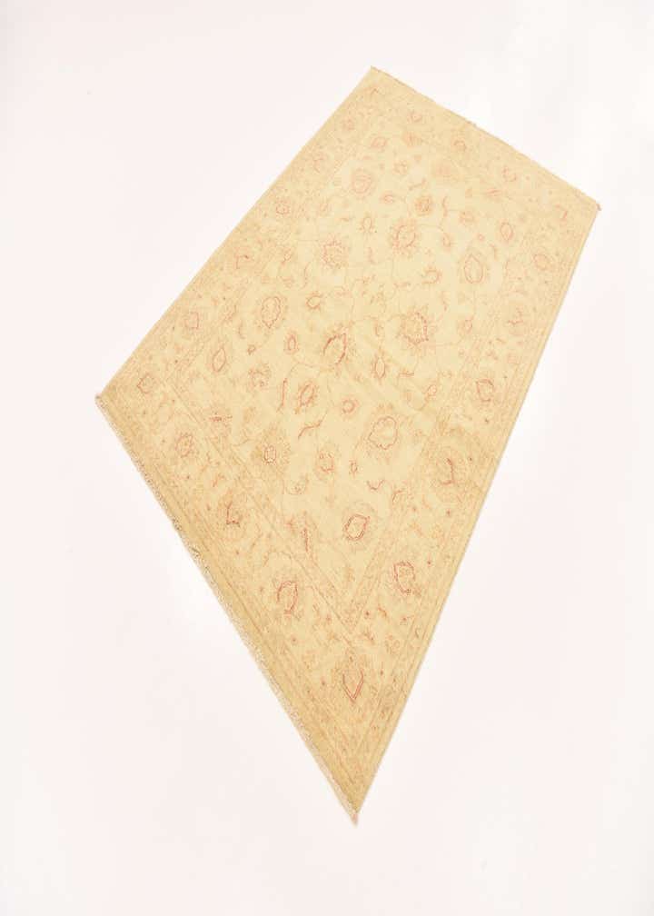 4' 9 x 6' 8 Hand Knotted Peshawar Ziegler Rug