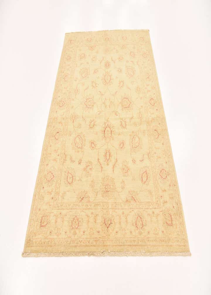 4' 9 x 6' 8 Hand Knotted Peshawar Ziegler Rug