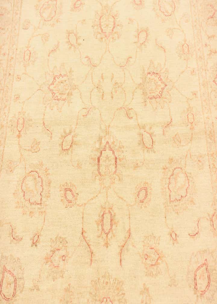 4' 9 x 6' 8 Hand Knotted Peshawar Ziegler Rug
