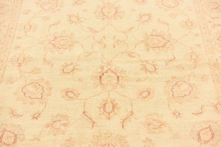 Detail image of 4' 9 x 6' 8 Hand Knotted Peshawar Ziegler Rug
