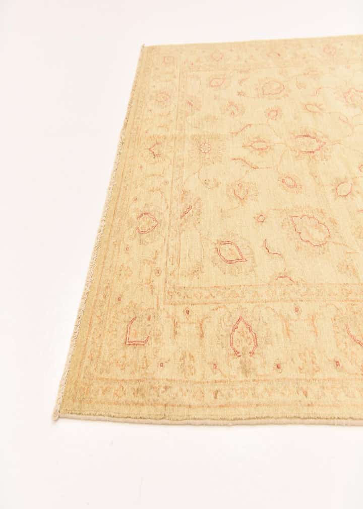 4' 9 x 6' 8 Hand Knotted Peshawar Ziegler Rug
