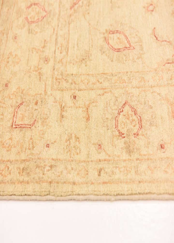 4' 9 x 6' 8 Hand Knotted Peshawar Ziegler Rug