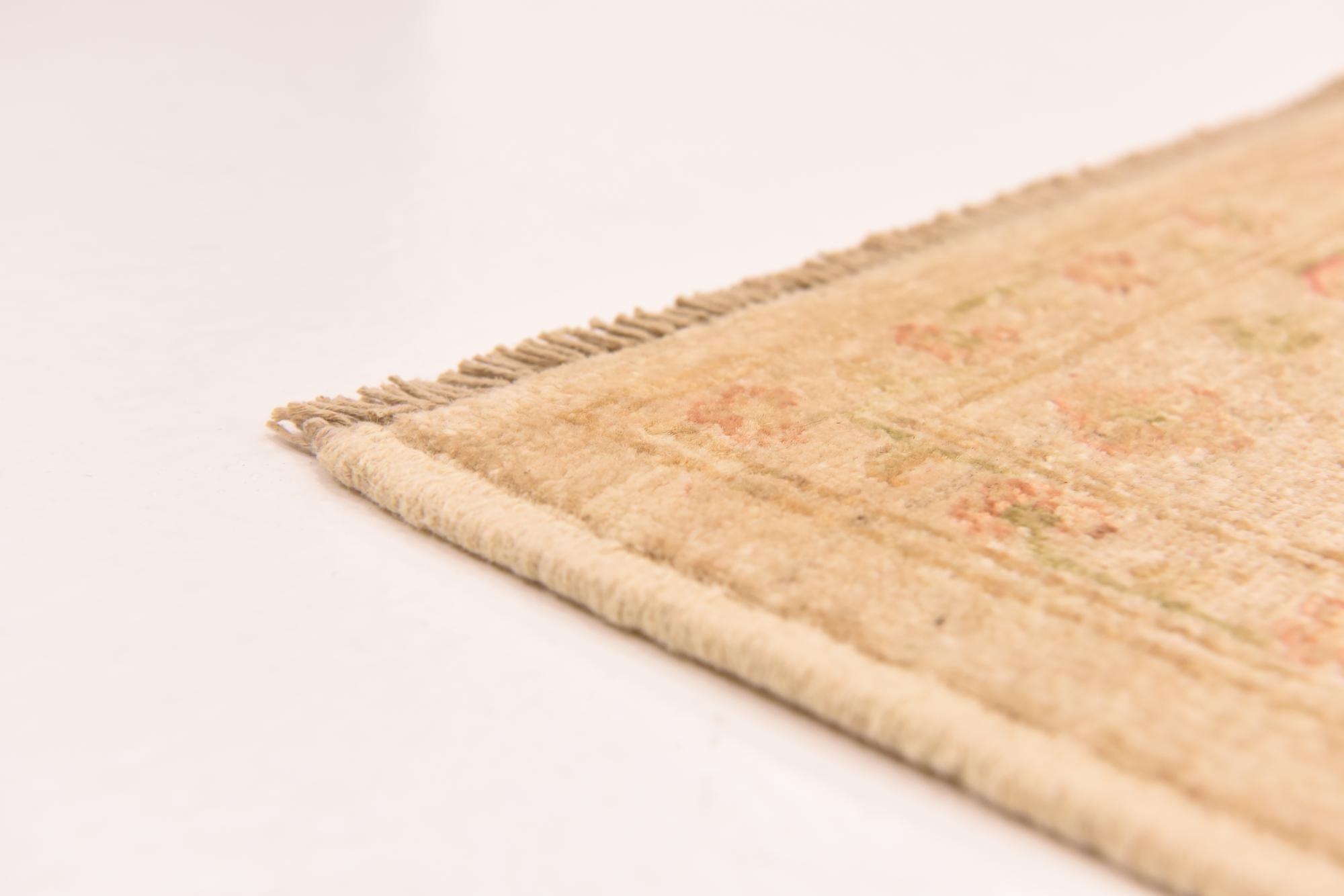 6' 8 x 10' Hand Knotted Peshawar Ziegler Rug