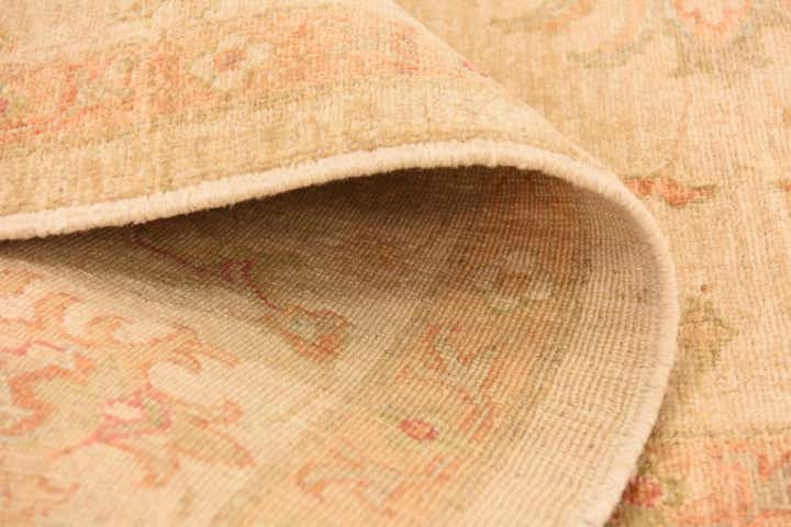 6' 8 x 9' 1 Hand Knotted Peshawar Ziegler Rug