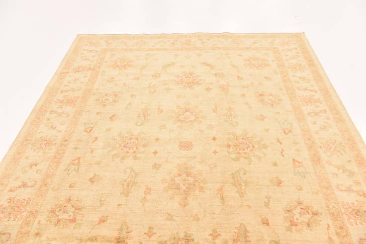 Detail image of 6' 8 x 9' 1 Hand Knotted Peshawar Ziegler Rug