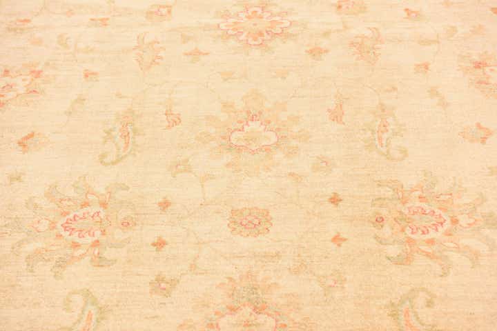 6' 8 x 9' 1 Hand Knotted Peshawar Ziegler Rug