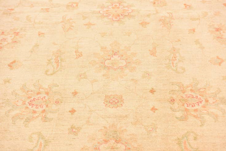 Detail image of 6' 8 x 9' 1 Hand Knotted Peshawar Ziegler Rug