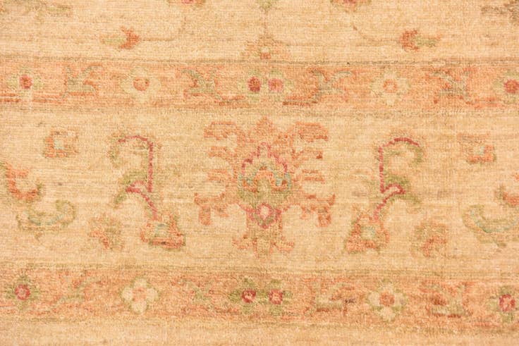 Detail image of 6' 8 x 9' 1 Hand Knotted Peshawar Ziegler Rug