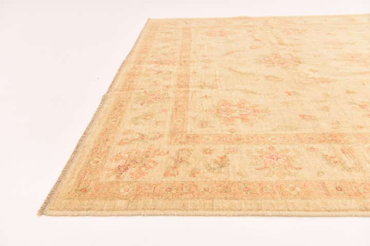 6' 8 x 9' 1 Hand Knotted Peshawar Ziegler Rug