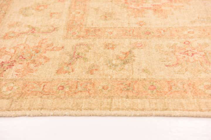 6' 8 x 9' 1 Hand Knotted Peshawar Ziegler Rug