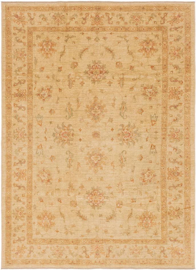 Detail image of 6' 8 x 9' 1 Hand Knotted Peshawar Ziegler Rug
