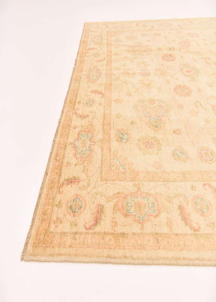 6' 8 x 10' Hand Knotted Peshawar Ziegler Rug