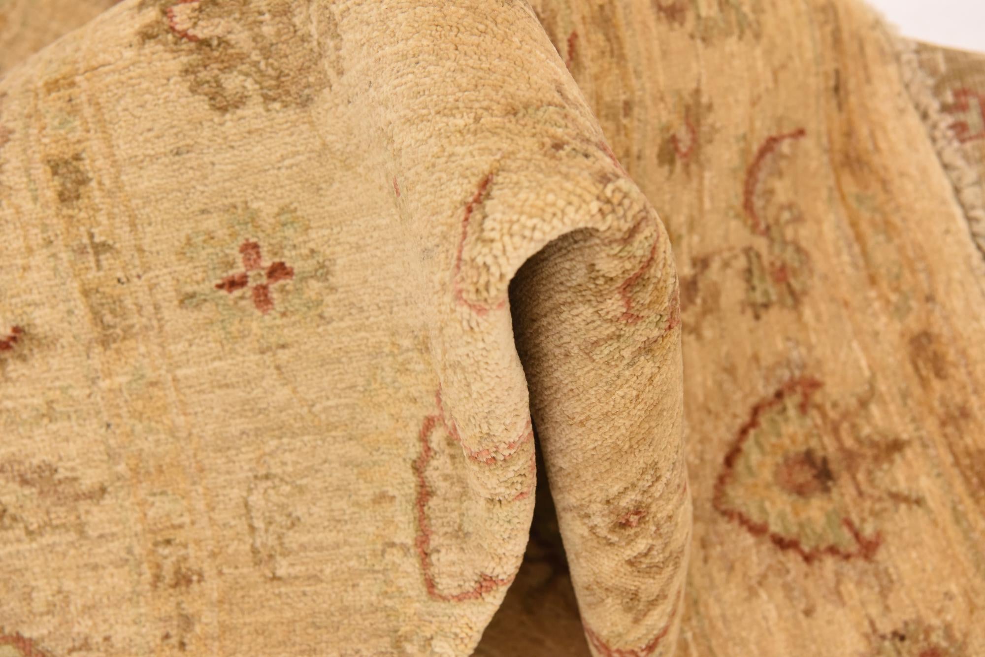 5' x 6' Hand Knotted Peshawar Ziegler Rug