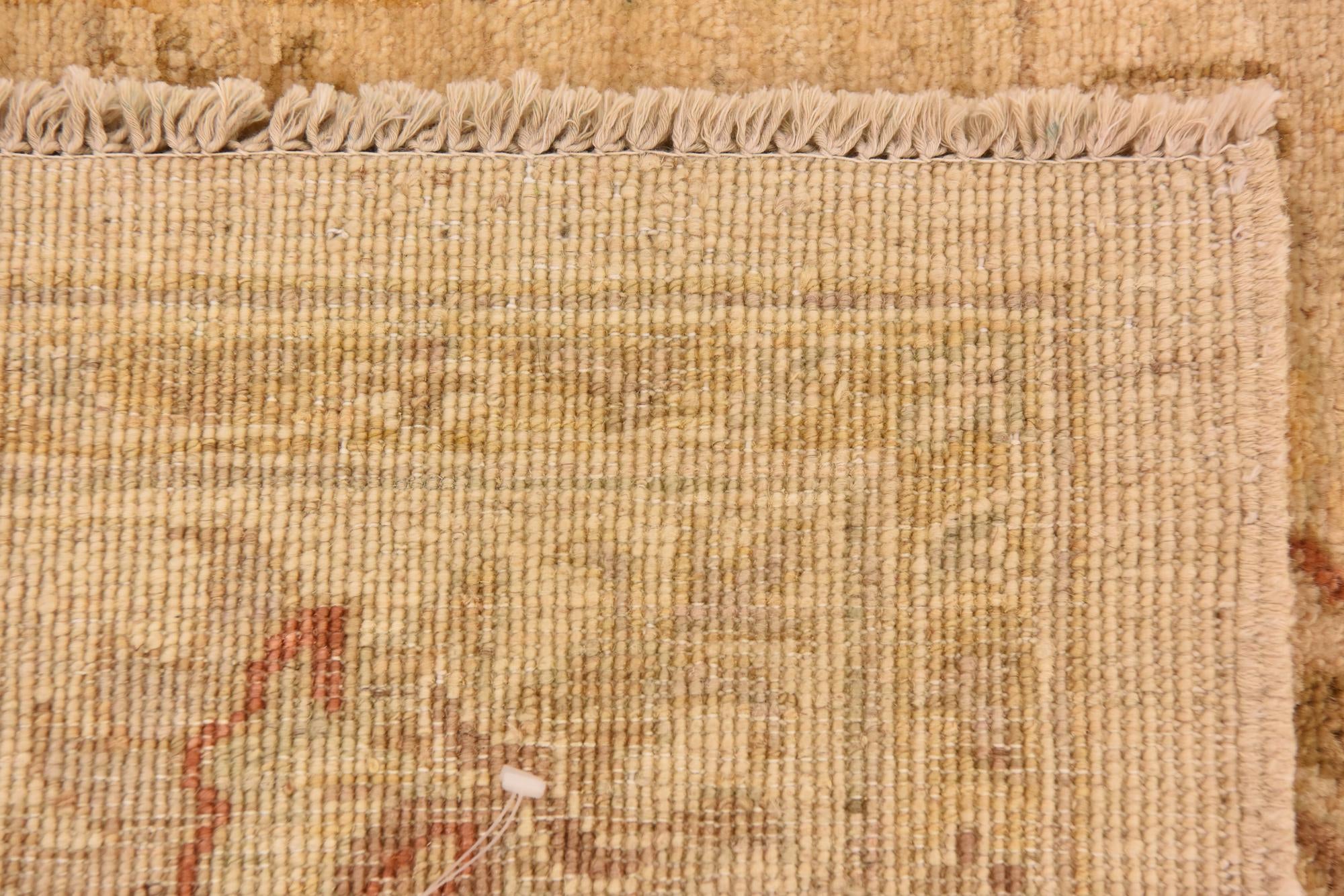 5' x 6' Hand Knotted Peshawar Ziegler Rug