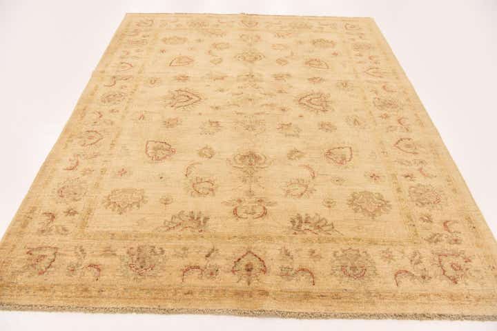 5' x 6' Hand Knotted Peshawar Ziegler Rug
