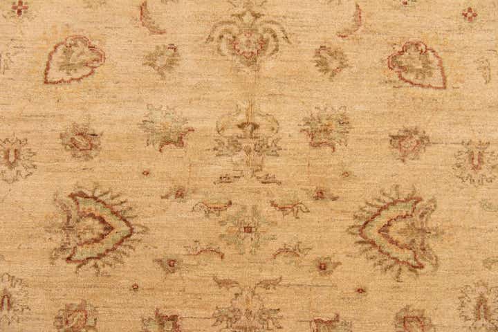 5' x 6' Hand Knotted Peshawar Ziegler Rug