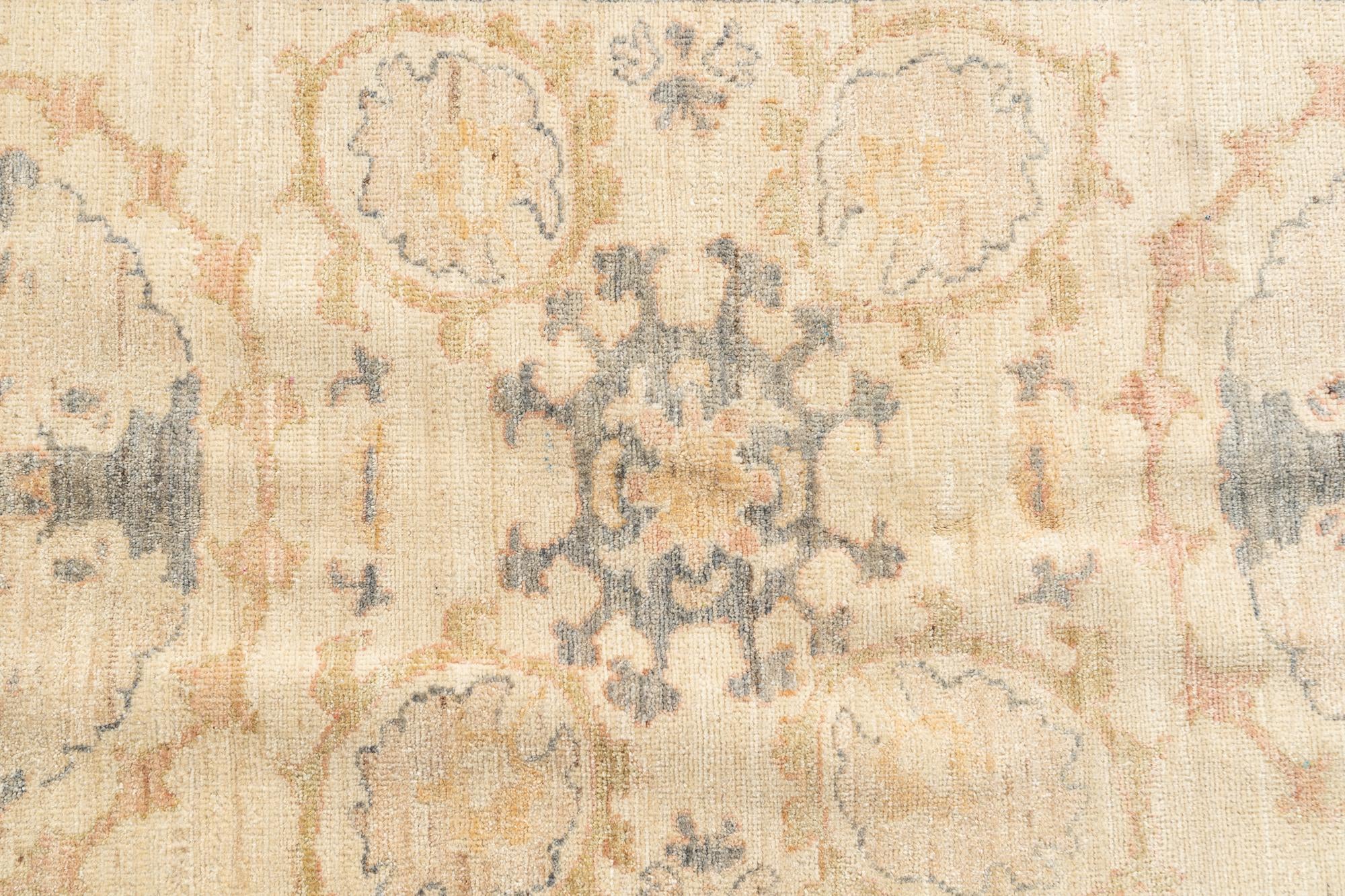 6' x 8' 8 Hand Knotted Peshawar Ziegler Oriental Rug