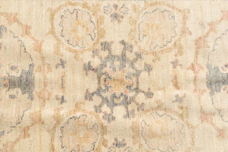 Detail image of 6' x 8' 8 Hand Knotted Peshawar Ziegler Oriental Rug