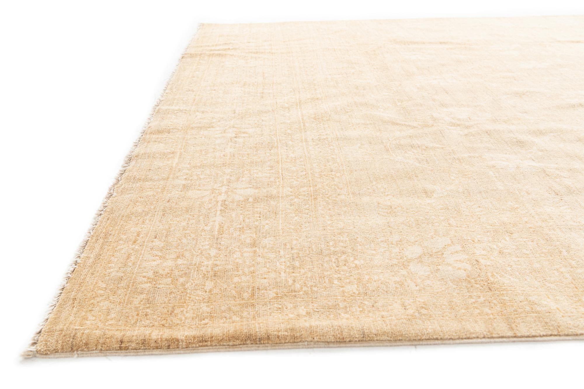 6' 10 x 10' 2 Hand Knotted Peshawar Ziegler Oriental Rug
