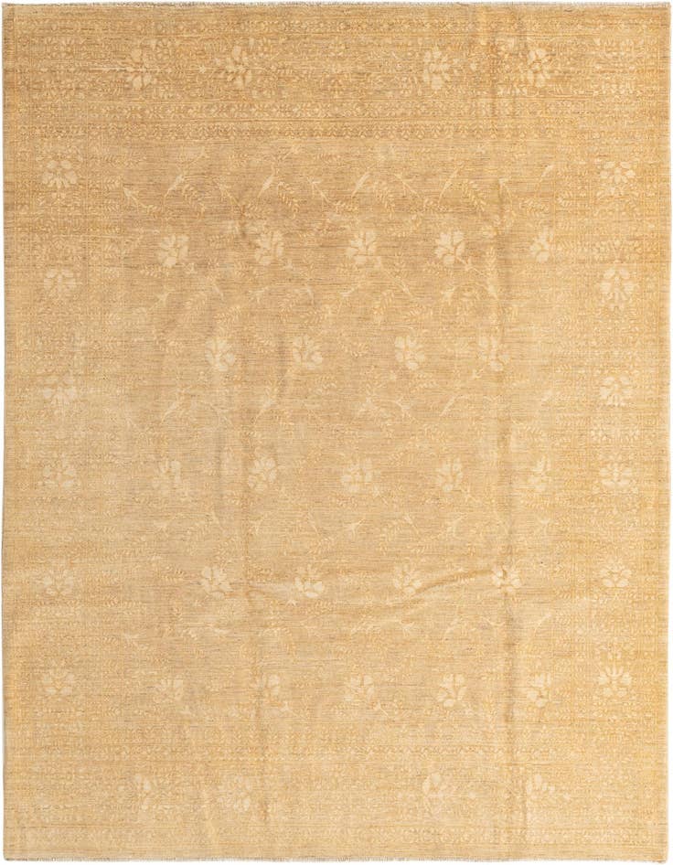 Detail image of 6' 10 x 10' 2 Hand Knotted Peshawar Ziegler Oriental Rug