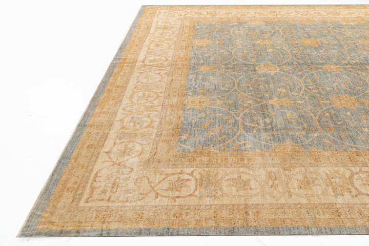 10' x 13' 1 Hand Knotted Peshawar Ziegler Rug