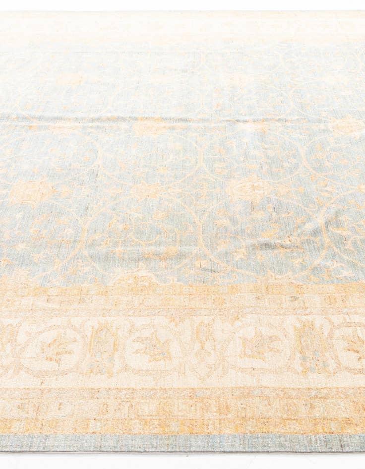 Detail image of 10' x 13' 1  Hand Knotted Peshawar Ziegler Rug