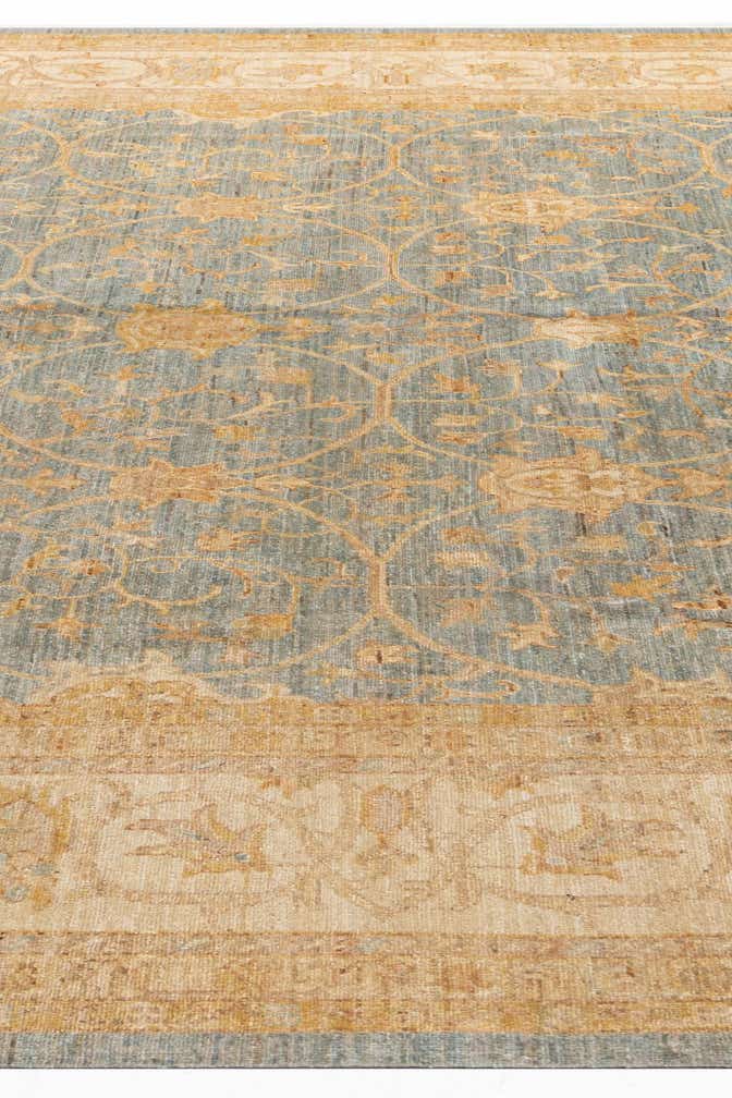 10' x 13' 1 Hand Knotted Peshawar Ziegler Rug