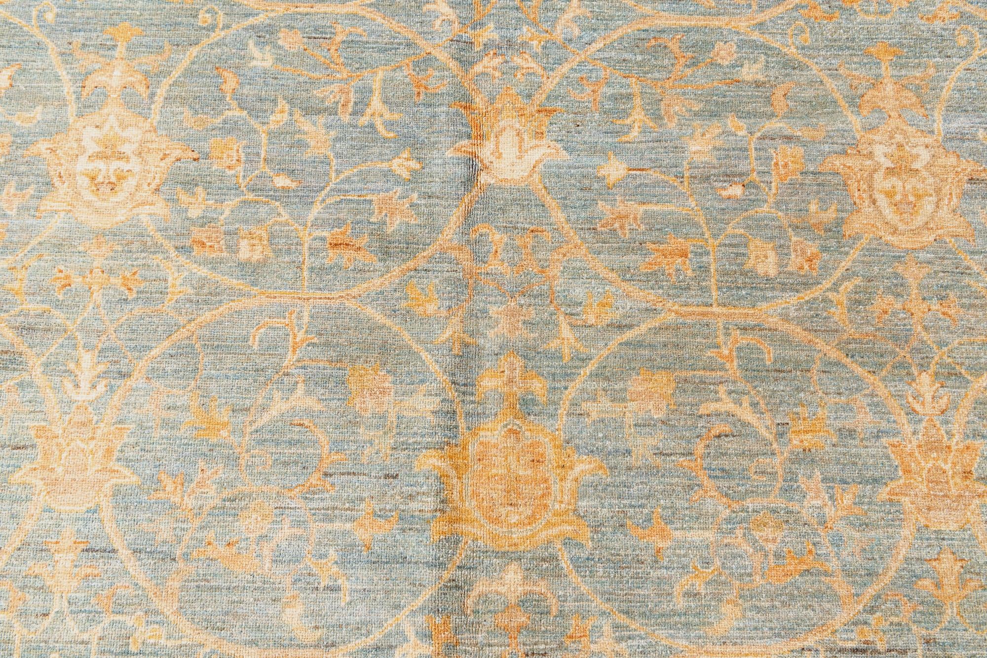 10' x 13' 1 Hand Knotted Peshawar Ziegler Rug