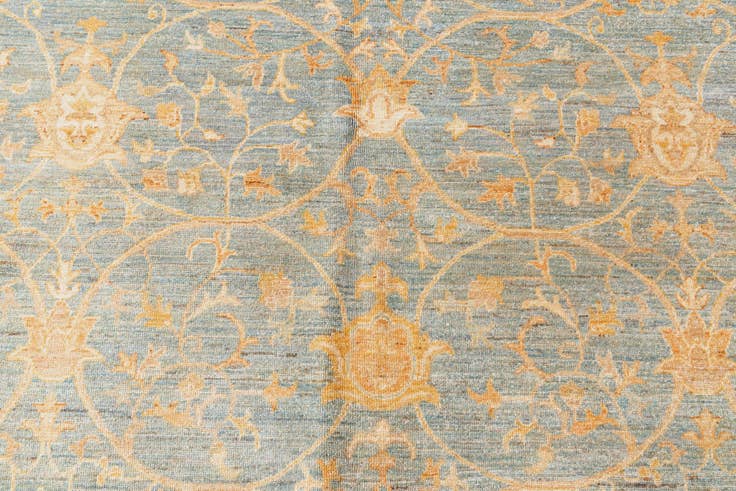 Detail image of 10' x 13' 1 Hand Knotted Peshawar Ziegler Rug